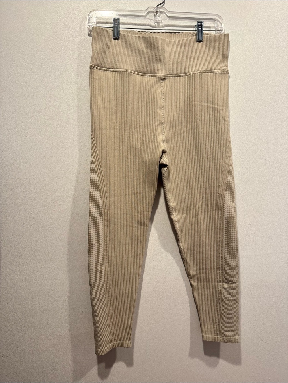 Offline by Aerie Beige Ribbed Leggings